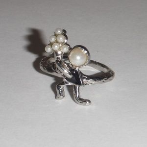 Adorable Balloon Bouquet Fashion Ring